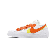 Blazer Low Sacai 'White Magma Orange' (2021)