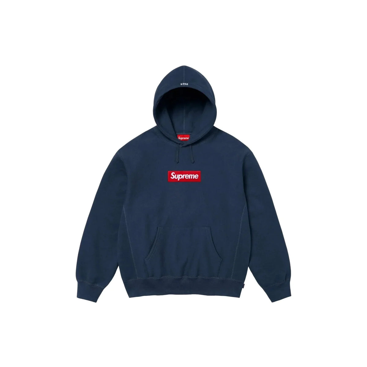 Supreme Box Logo Hooded Sweatshirt 'Navy' (2024)