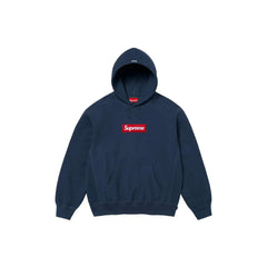 Supreme Box Logo Hooded Sweatshirt 'Navy' (2024)