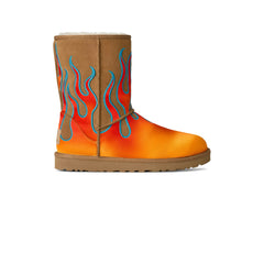 Classic Short Boot 'Jeremy Scott Flames Chestnut' (2025)