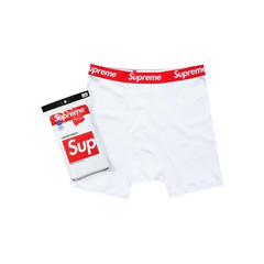 Supreme Hanes Boxer Briefs (4 Pack) 'White' (2024)