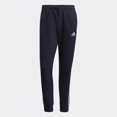 Men's Essentials French Terry Tapered Cuff 3-Stripes Pants