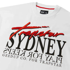 Geedup Sydney x Trapstar Secret T-Shirt 'White' (2025)