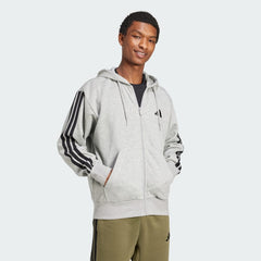 Men's Essentials 3-Stripes Fleece Hoodie