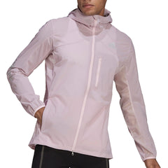 Adizero Marathon Mens Running Jacket - Pink