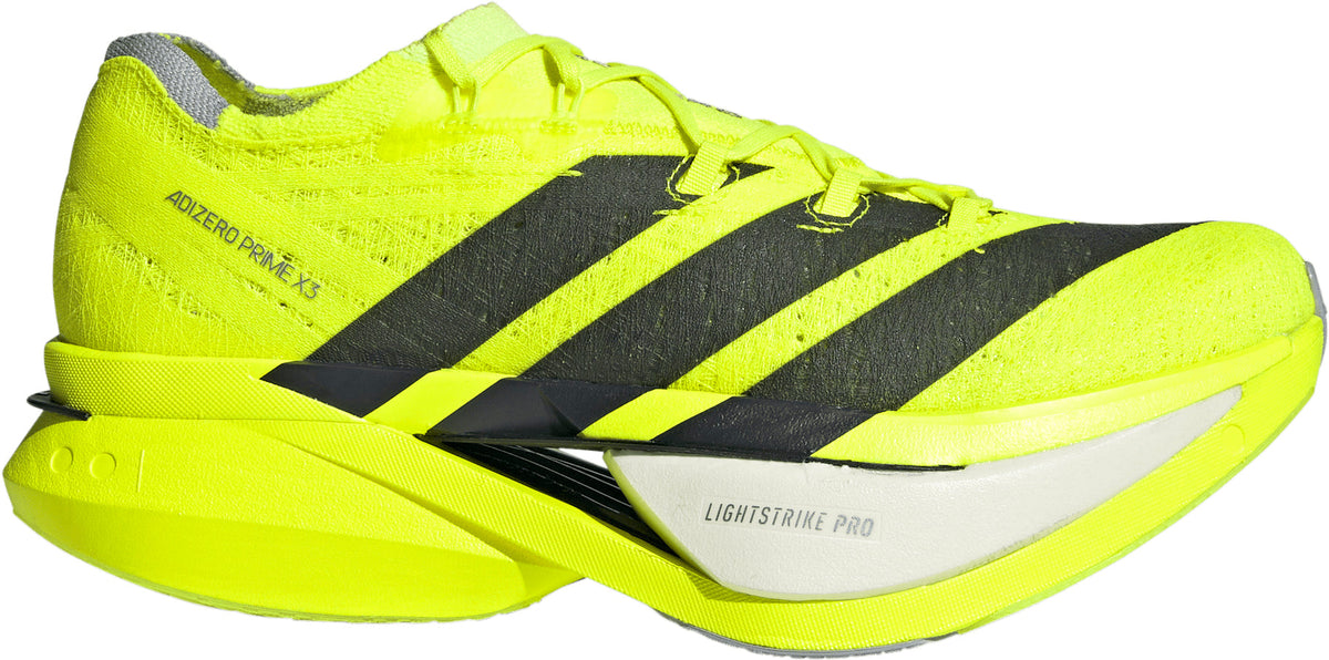 Adizero Prime X3 Strung Running Shoes - Yellow