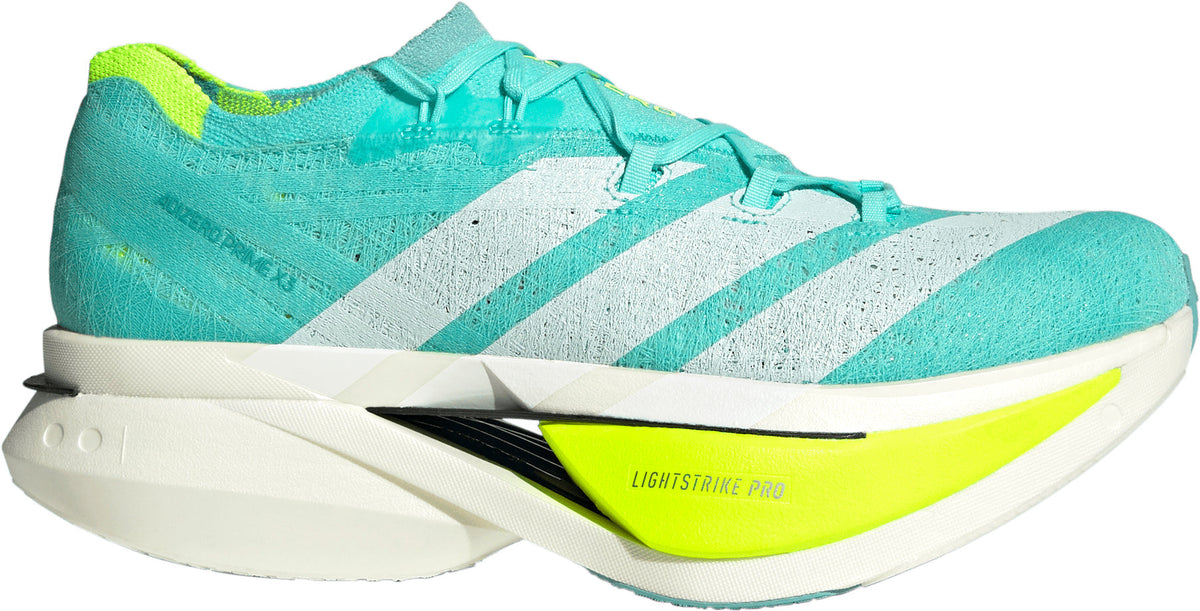 Adizero Prime X3 Strung Running Shoes - Green