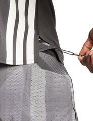 Adizero Pro 3 Inch Mens Running Shorts - Grey