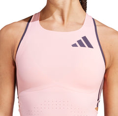 Adizero Promo Womens Running Crop Top - Pink