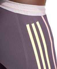 Adizero Promo Mens Short Running Tights - Purple