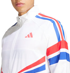 Adizero Retro Mens Running Jacket - White