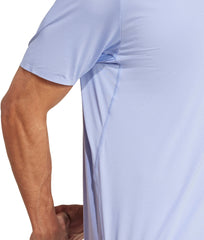 Adizero Short Sleeve Mens Running Top - Blue