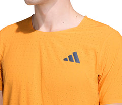 Adizero Short Sleeve Mens Running Top - Orange