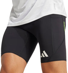 Adizero Mens Short Running Tights - Black