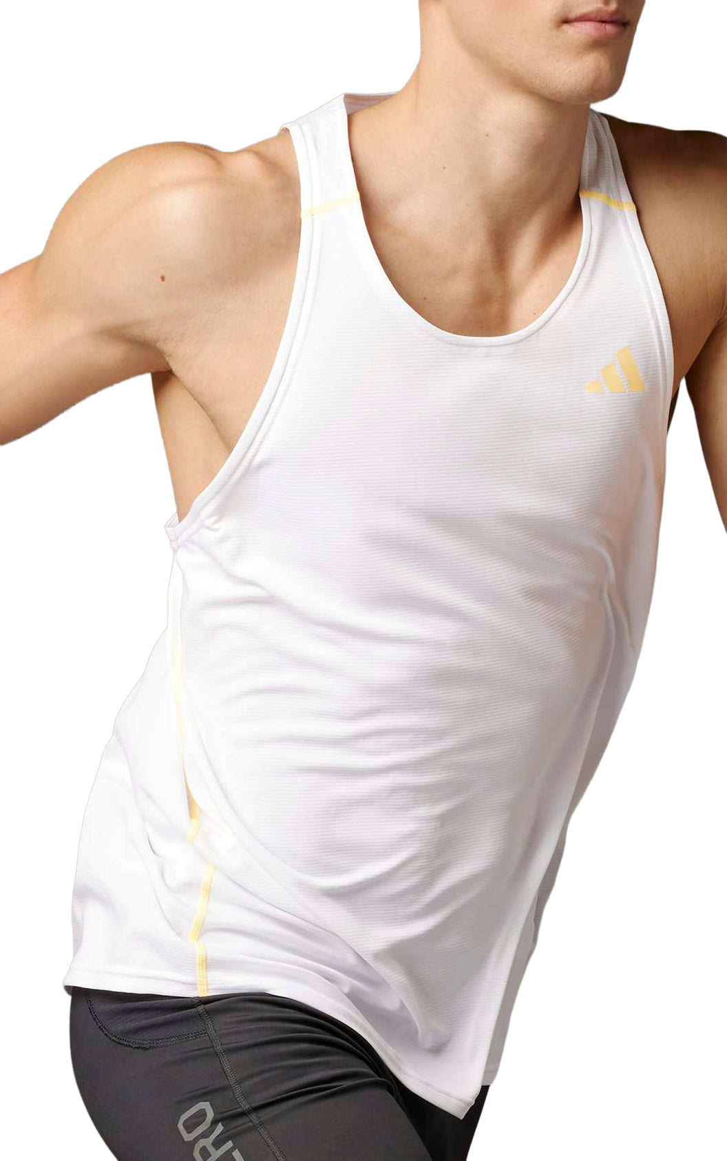 Adizero Mens Running Vest - White
