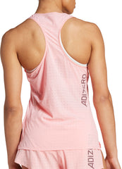 Adizero Womens Running Vest Tank Top - Pink