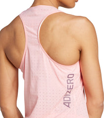 Adizero Womens Running Vest Tank Top - Pink