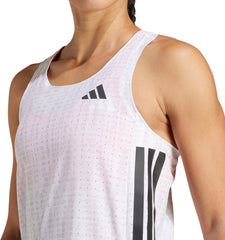 Adizero Womens Running Vest Tank Top - White