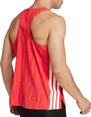 Adizero Mens Running Vest - Red