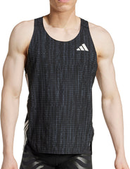 Adizero Mens Running Vest - Black