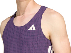 Adizero Mens Running Vest - Purple