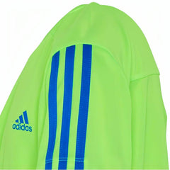 AeroReady 3 Stripes Short Sleeve Mens Running Top - Green