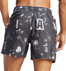 Brand Love CLX Mens Swim Shorts - Grey
