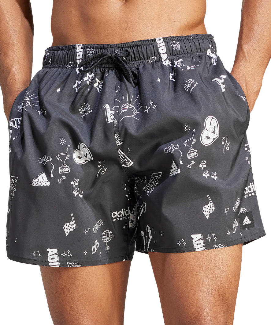 Brand Love CLX Mens Swim Shorts - Grey