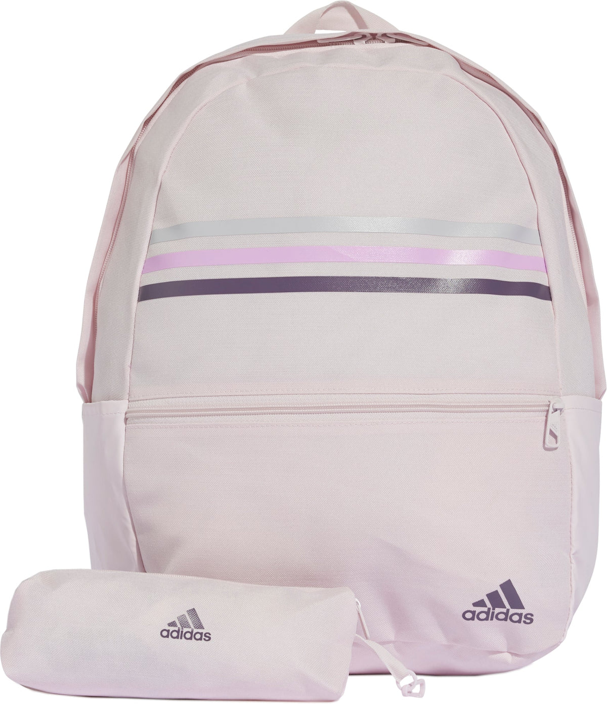 Classic Horizontal 3 Stripes Backpack - Pink