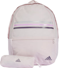 Classic Horizontal 3 Stripes Backpack - Pink