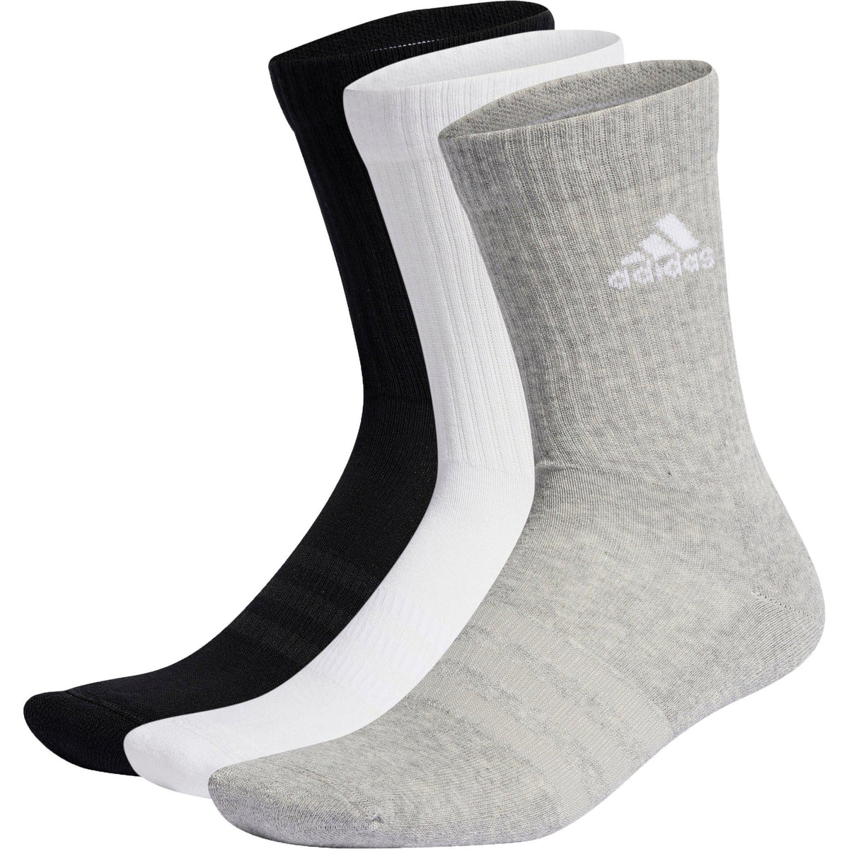 Cushioned (3 Pack) Crew Training Socks - Multi