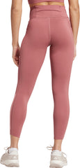 DailyRun 3 Stripes Womens 7/8 Running Tights - Pink