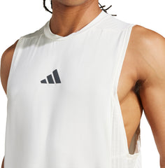 Designed For Training Intensity Mens Training Vest - White
