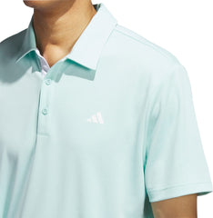 Drive Heather Short Sleeve Mens Golf Polo Shirt - Green