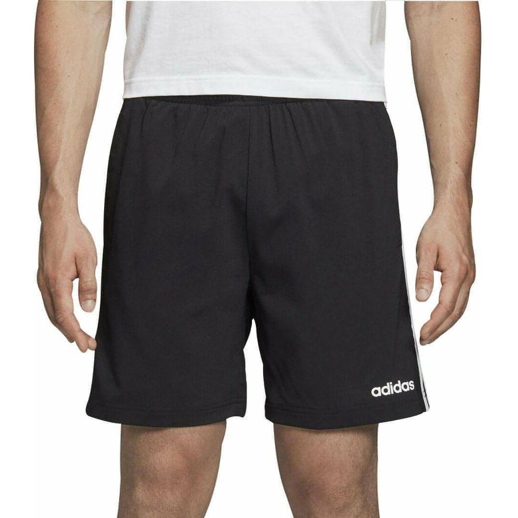Essentials 3 Stripes Chelsea Mens Training Shorts - Black