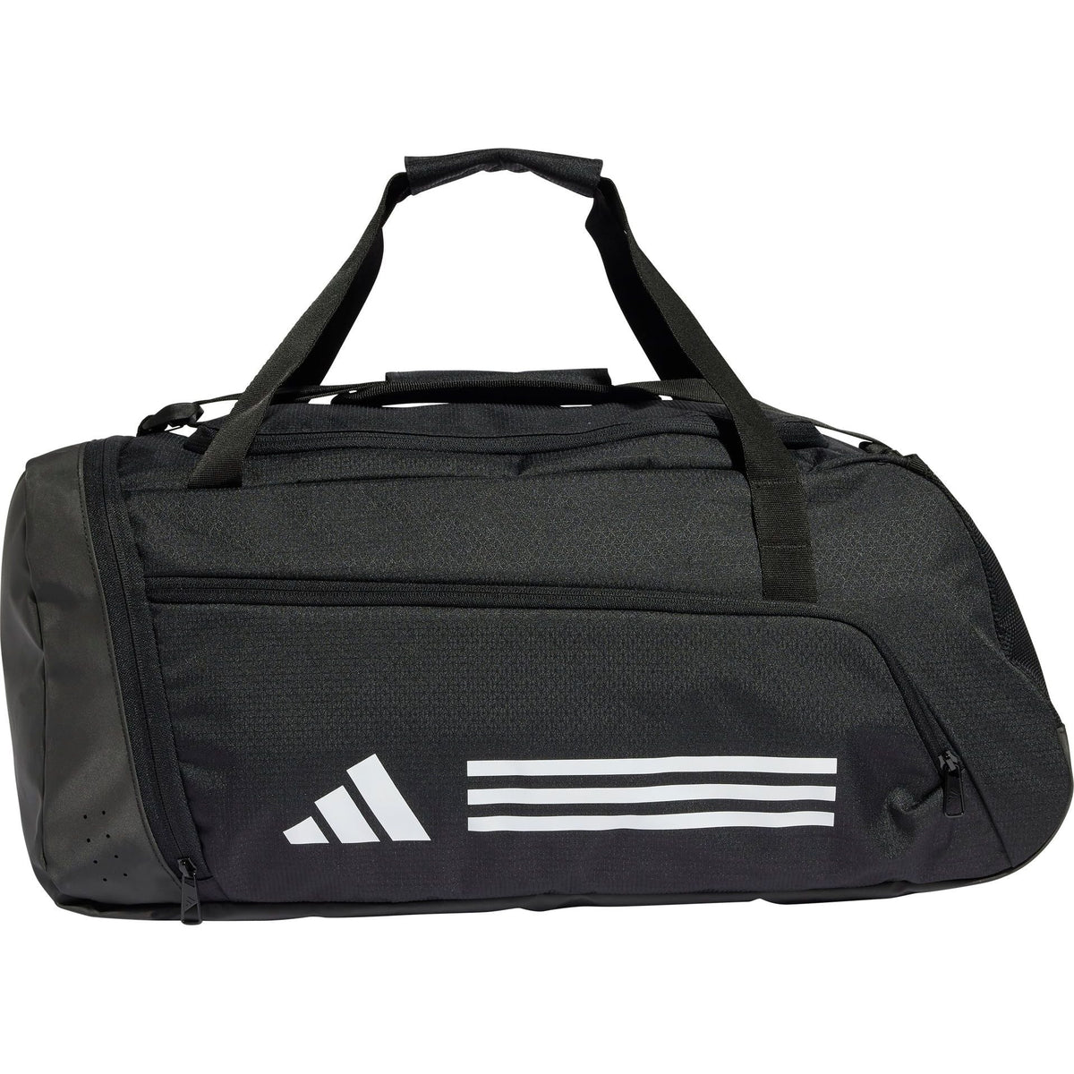 Essentials 3 Stripes Holdall - Black