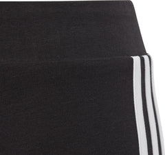 Essentials 3 Stripes Junior Short Tights - Black