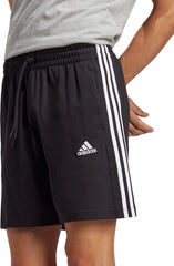 Essentials 3 Stripes 7 Inch Mens Shorts - Black