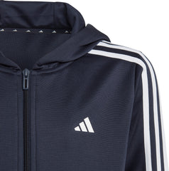 Essentials AeroReady 3 Stripes Junior Training Track Jacket - Blue