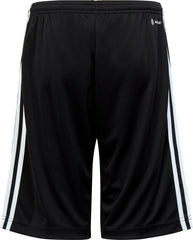 Essentials 3 Stripes Junior Training Shorts - Black