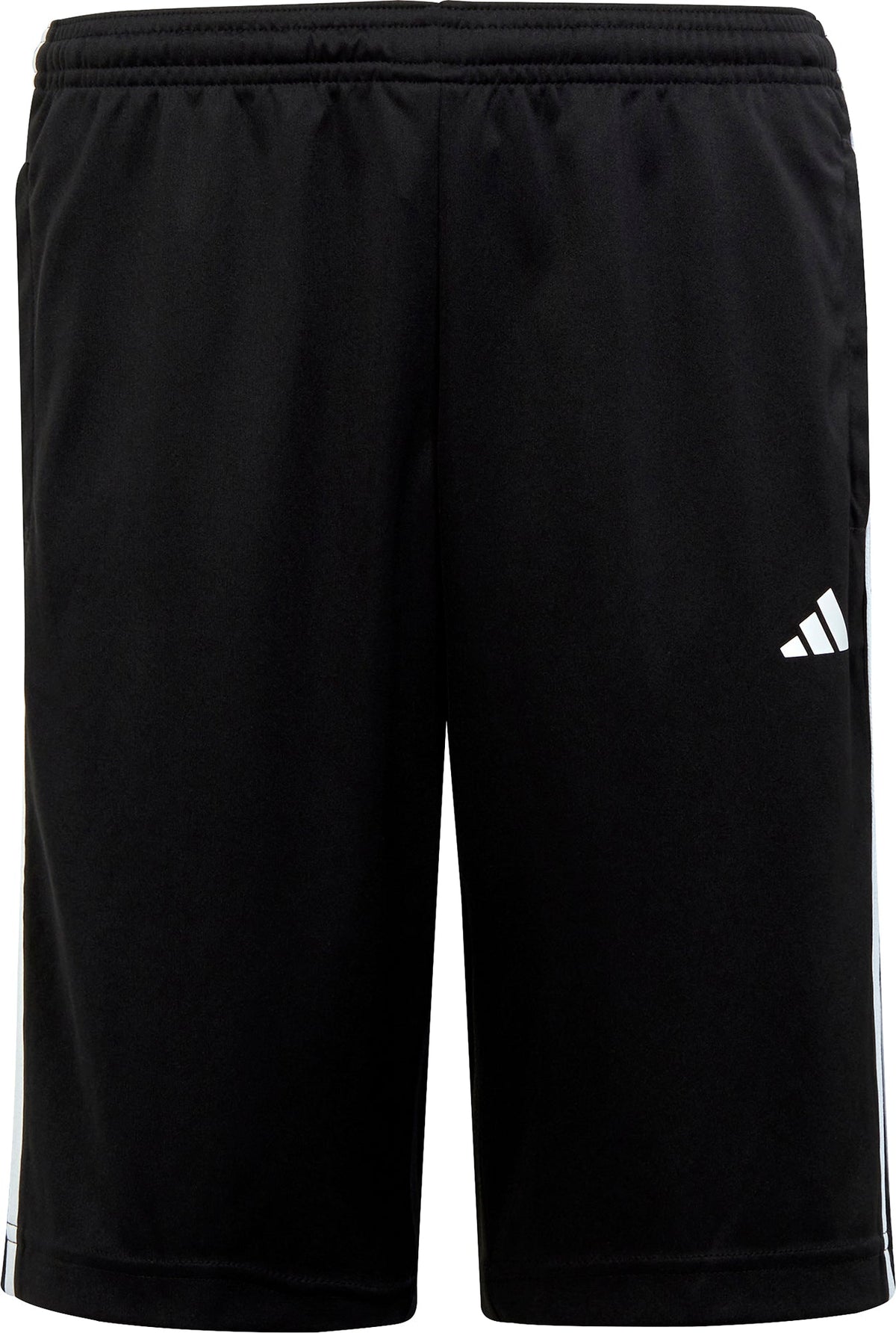 Essentials 3 Stripes Junior Training Shorts - Black