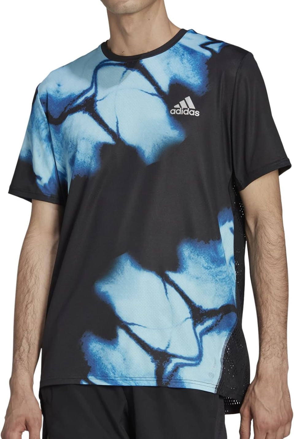 Fast Short Sleeve Mens Running Top - Black