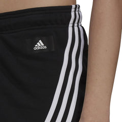 Future Icon 3 Stripes Womens Training Shorts - Black