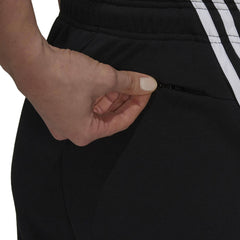 Future Icon 3 Stripes Womens Training Shorts - Black