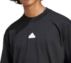 Future Icons 3 Stripes Mens Short Sleeve Top - Black