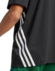 Future Icons 3 Stripes Mens Short Sleeve Top - Black