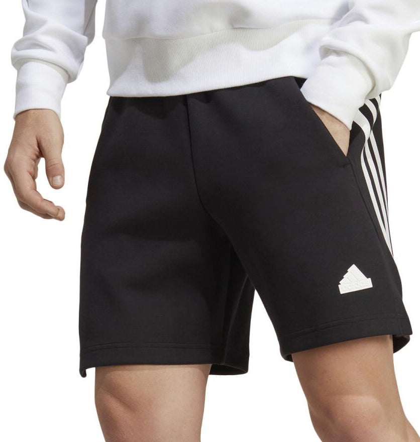 Future Icons 3 Stripes Mens Shorts - Black