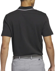 Go To Pique Short Sleeve Mens Golf Polo Shirt - Black