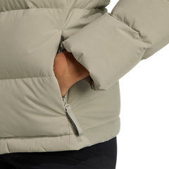Helionic ClimaWarm Hooded Womens Down Jacket - Green
