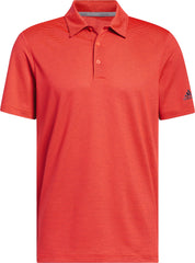 Ottoman Stripe Short Sleeve Mens Golf Polo Shirt - Red